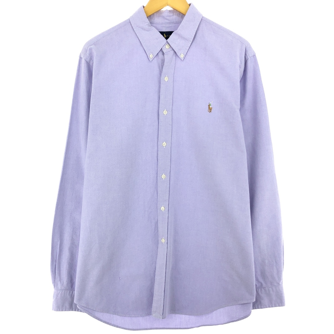 Ralph Lauren(ラルフローレン)の古着 ラルフローレン Ralph Lauren RALPH LAUREN 長袖 ボタンダウンシャツ メンズXL /eaa442102 メンズのトップス(シャツ)の商品写真