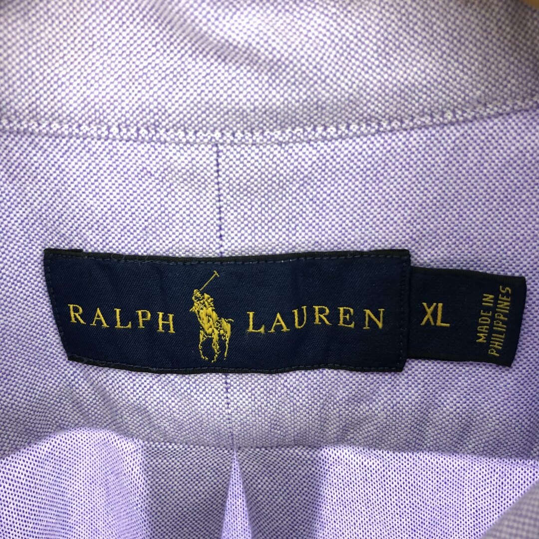 Ralph Lauren(ラルフローレン)の古着 ラルフローレン Ralph Lauren RALPH LAUREN 長袖 ボタンダウンシャツ メンズXL /eaa442102 メンズのトップス(シャツ)の商品写真