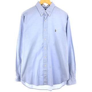 ラルフローレン(Ralph Lauren)の古着 ラルフローレン Ralph Lauren CLASSIC FIT クラシックフィット 長袖 ボタンダウンシャツ メンズL /eaa442109(シャツ)