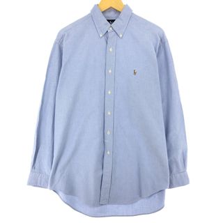 ラルフローレン(Ralph Lauren)の古着 ラルフローレン Ralph Lauren YARMOUTH 長袖 ボタンダウンシャツ メンズL /eaa442110(シャツ)