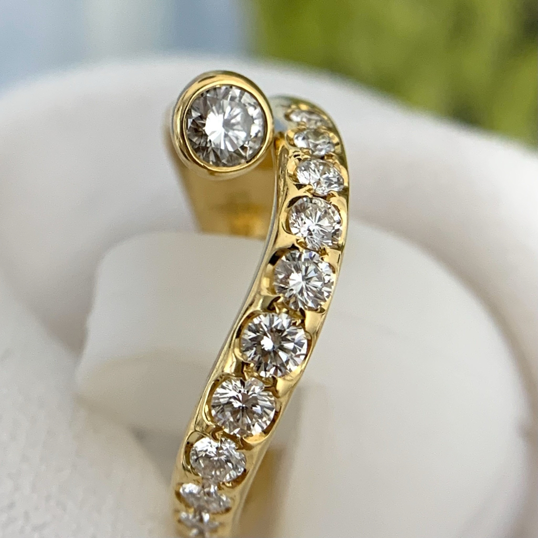 K18YG ダイヤモンド　0.55 リング　指輪 レディースのアクセサリー(リング(指輪))の商品写真