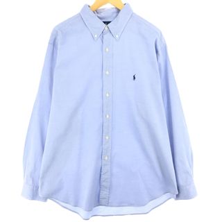 ラルフローレン(Ralph Lauren)の古着 ラルフローレン Ralph Lauren CLASSIC FIT クラシックフィット 長袖 ボタンダウンシャツ メンズXL /eaa442111(シャツ)