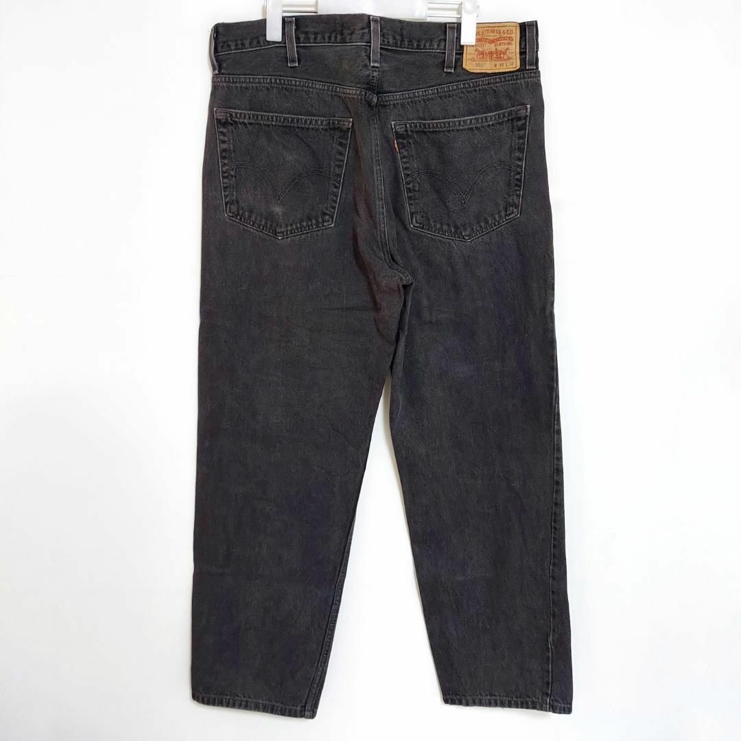 Levi's(リーバイス)のリーバイス550 Levis W38 ブラックデニムパンツ 黒 00s 9070 メンズのパンツ(デニム/ジーンズ)の商品写真