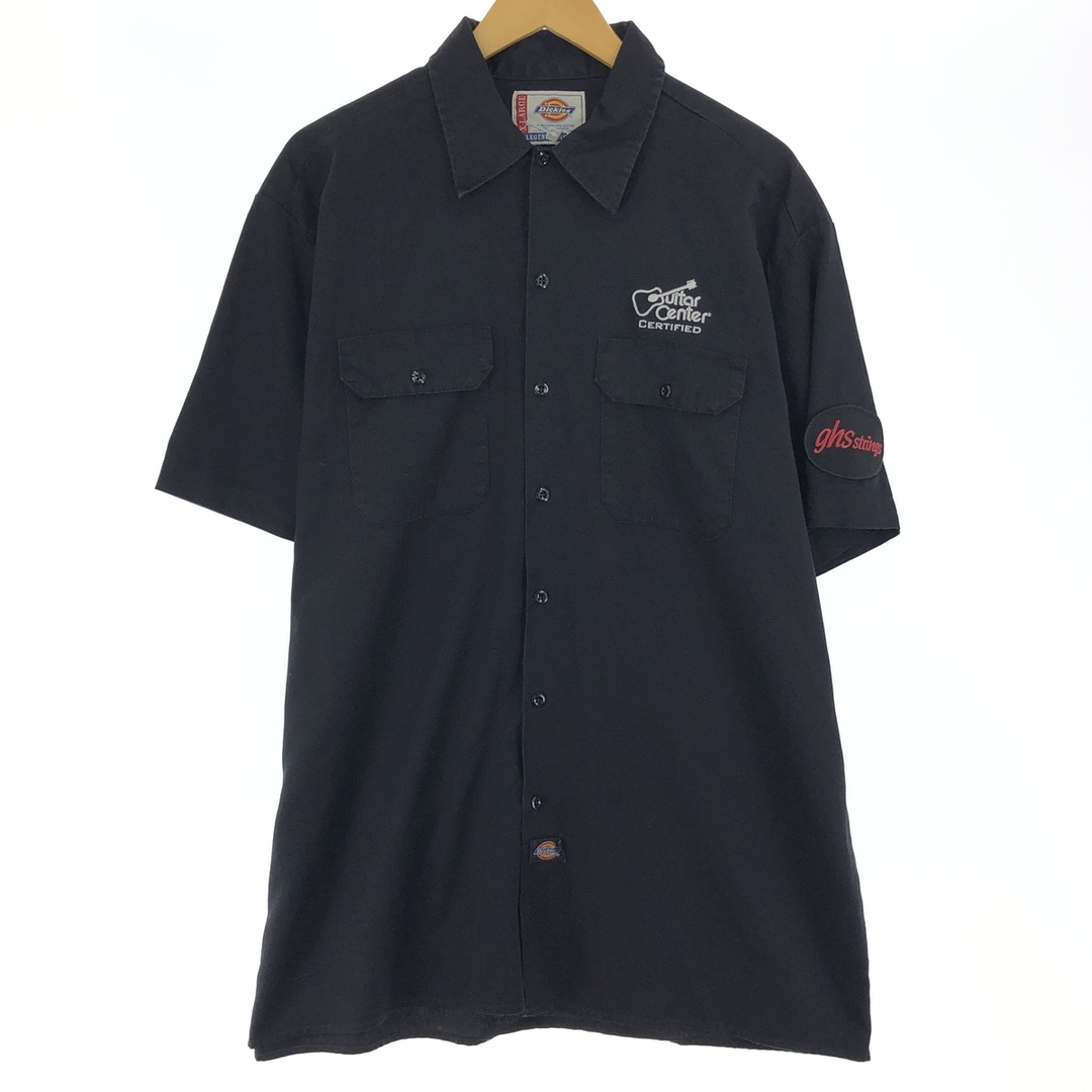 Dickies(ディッキーズ)の古着 ディッキーズ Dickies 半袖 ワークシャツ メンズXL /eaa446555 メンズのトップス(シャツ)の商品写真