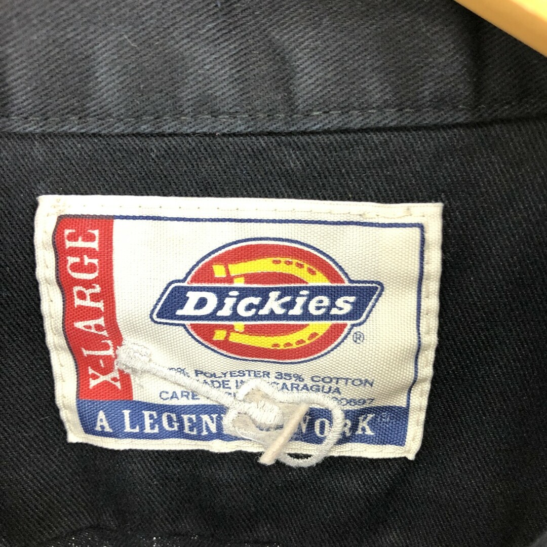 Dickies(ディッキーズ)の古着 ディッキーズ Dickies 半袖 ワークシャツ メンズXL /eaa446555 メンズのトップス(シャツ)の商品写真