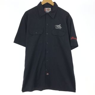 ディッキーズ(Dickies)の古着 ディッキーズ Dickies 半袖 ワークシャツ メンズXL /eaa446555(シャツ)