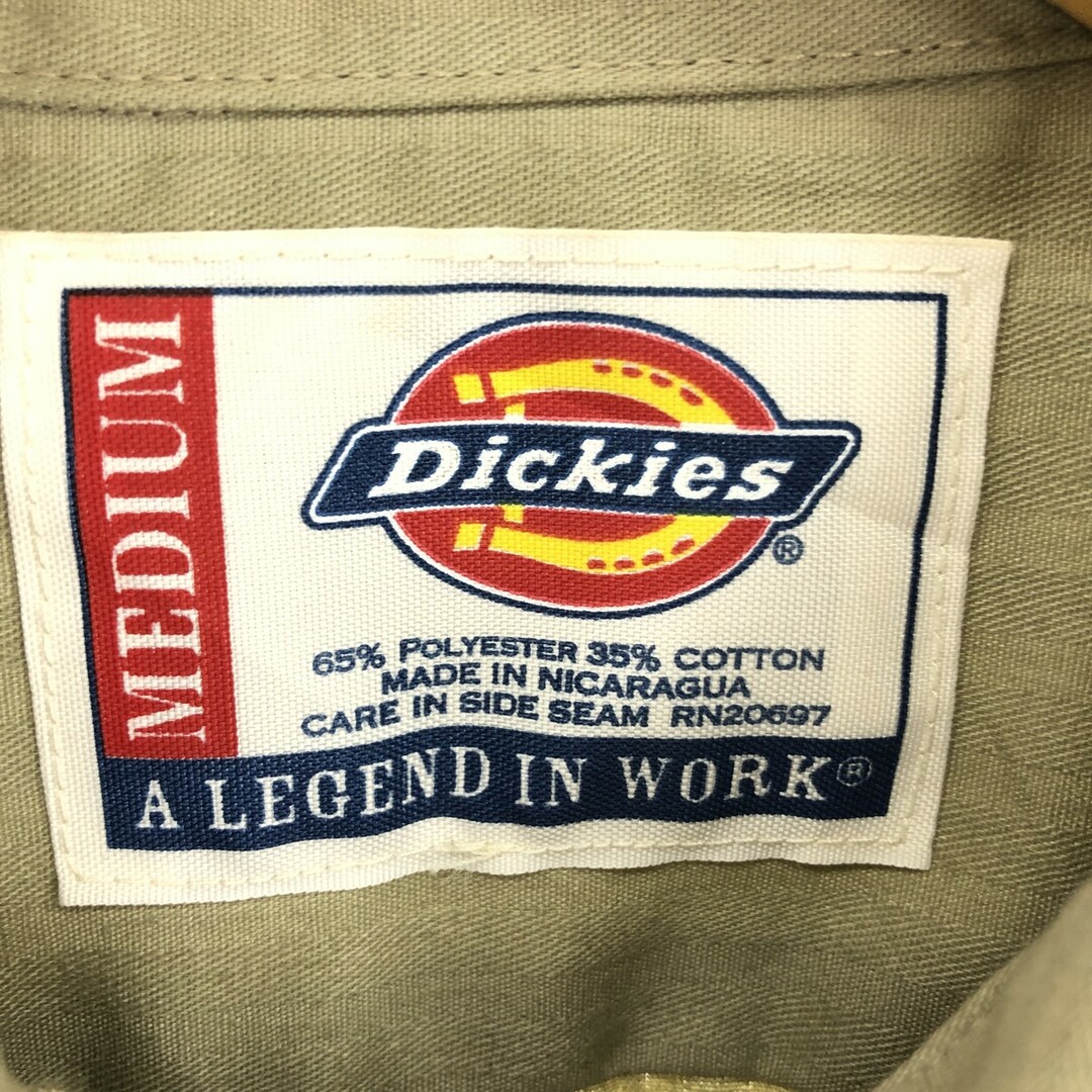 Dickies(ディッキーズ)の古着 ディッキーズ Dickies 半袖 ワークシャツ メンズM /eaa446556 メンズのトップス(シャツ)の商品写真