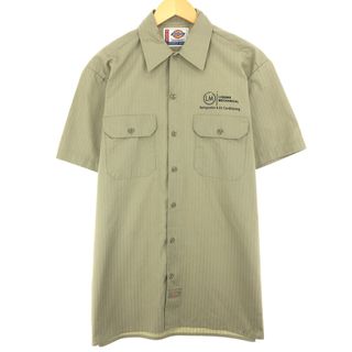 ディッキーズ(Dickies)の古着 ディッキーズ Dickies 半袖 ワークシャツ メンズM /eaa446556(シャツ)