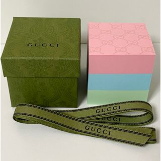 グッチ(Gucci)のGUCCI  グッチ ノベルティ 付箋 ふせん メモ 新品未使用  リボン付き(ノート/メモ帳/ふせん)