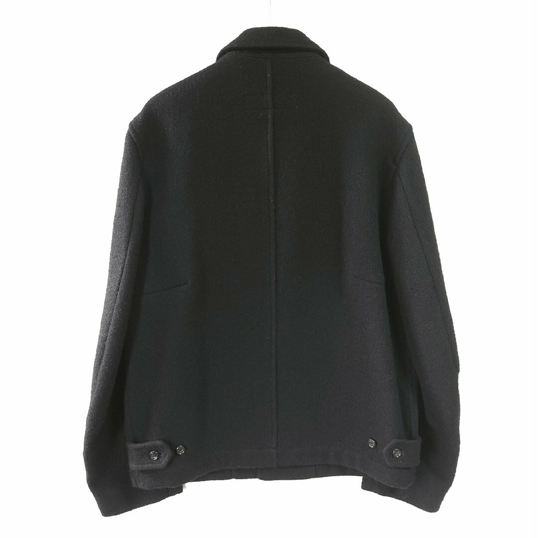 COMME des GARCONS HOMME PLUS(コムデギャルソンオムプリュス)の95AW コムデギャルソンオムプリュス ウール縮絨メルトンジャケット ブラック メンズのジャケット/アウター(テーラードジャケット)の商品写真