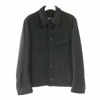 コムデギャルソンオムプリュス(COMME des GARCONS HOMME PLUS)の95AW コムデギャルソンオムプリュス ウール縮絨メルトンジャケット ブラック(テーラードジャケット)