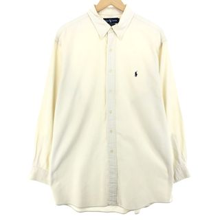 ラルフローレン(Ralph Lauren)の古着 ラルフローレン Ralph Lauren BLAKE 長袖 ボタンダウンシャツ メンズL /eaa442116(シャツ)