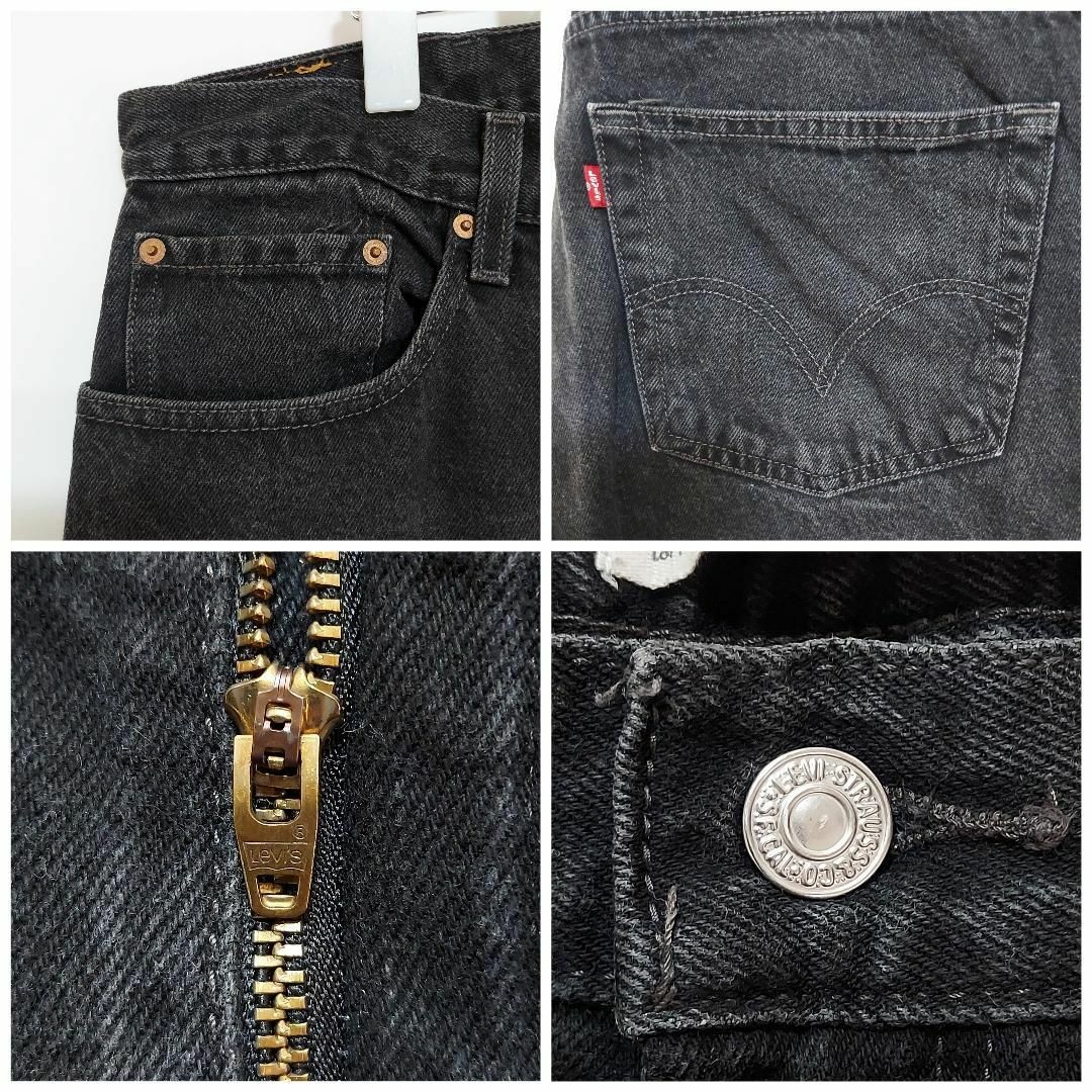 Levi's(リーバイス)のリーバイス550 Levis W38 ブラックデニムパンツ 黒 00s 9071 メンズのパンツ(デニム/ジーンズ)の商品写真