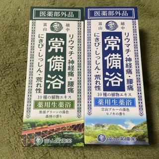 富山常備薬グループ 常備浴(医薬部外品) 2本セット(入浴剤/バスソルト)