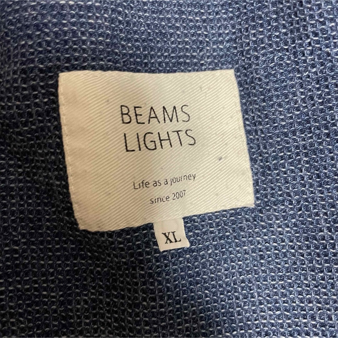 BEAMS LIGHTS(ビームスライツ)の 【洗って色落ち風合い楽しむ】ビームス　インディゴ　ジャケット　古着好きの方に メンズのジャケット/アウター(テーラードジャケット)の商品写真