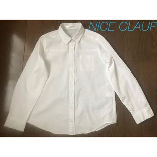 NICE CLAUP - 【美品】NICE CLAUP 綿麻シャツ