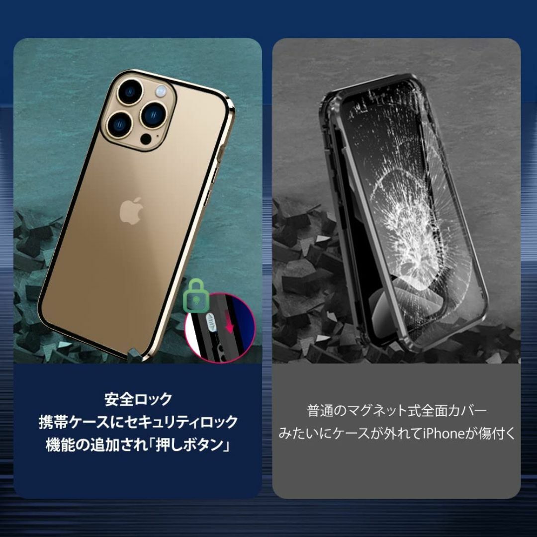 WEIYUN iPhone14 pro用 ケース「レンズ保護フイルムを贈」２点セ スマホ/家電/カメラのスマホアクセサリー(その他)の商品写真