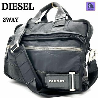 ディーゼル(DIESEL)のディーゼル ビジネスバッグ 2way 大容量 A4収納可 メンズバッグ 黒色(ビジネスバッグ)