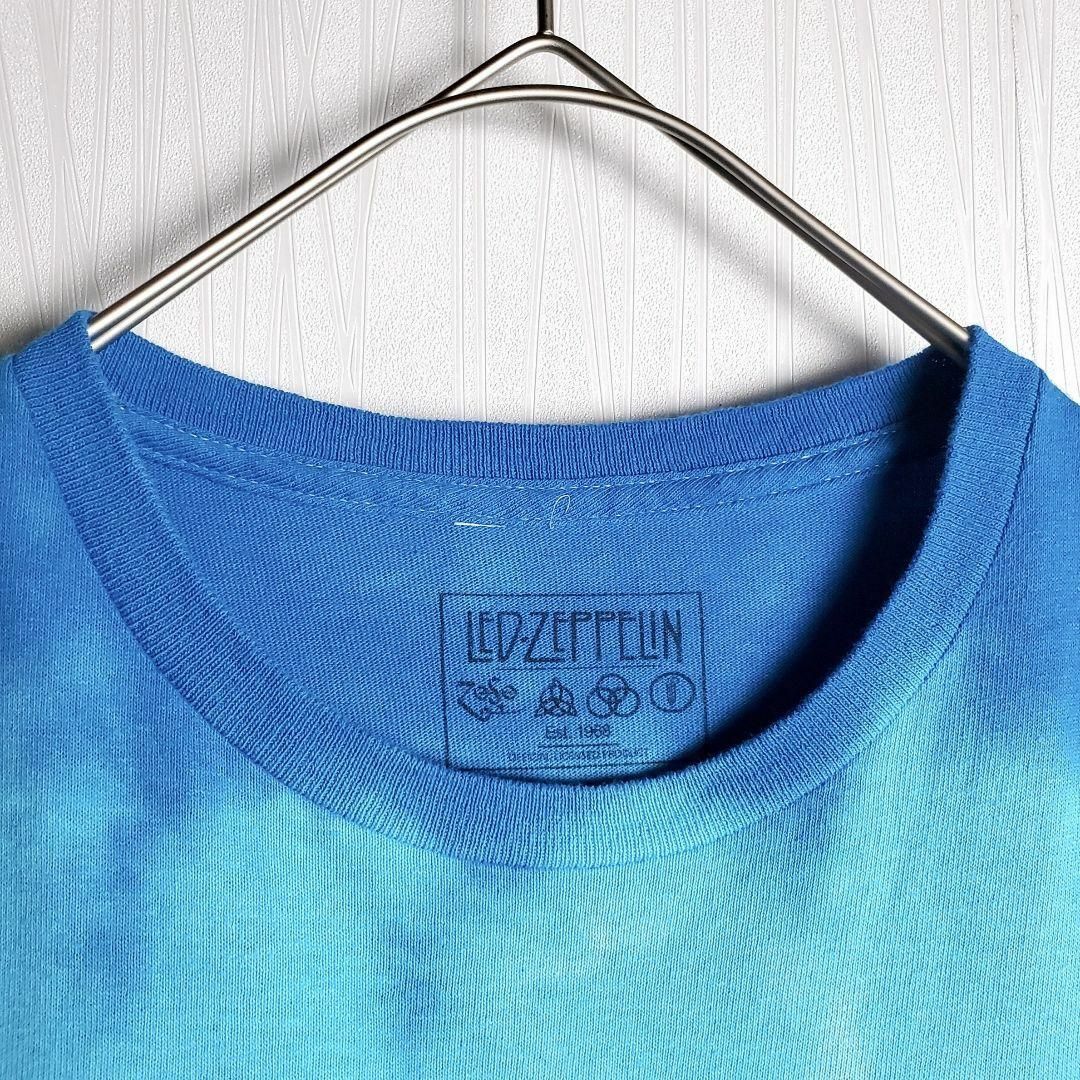 VINTAGE(ヴィンテージ)のバンドTシャツ 音楽 半袖 レッドツェッペリン タイダイ柄 USA製 ML 古着 メンズのトップス(Tシャツ/カットソー(半袖/袖なし))の商品写真