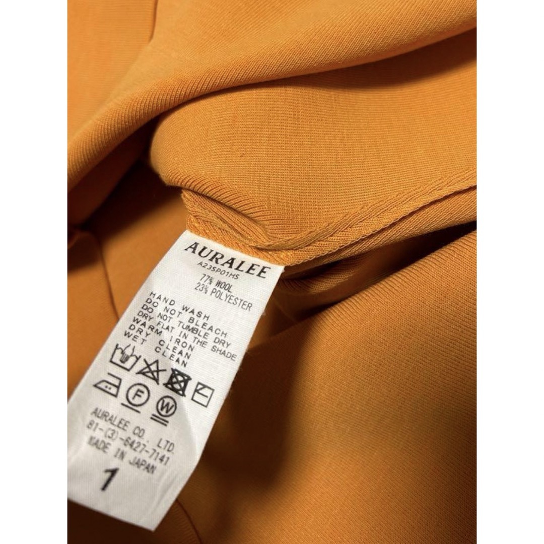 AURALEE(オーラリー)の未使用　AURALEE  オーラリー　フレンチスリーブニットプルオーバー レディースのトップス(Tシャツ(半袖/袖なし))の商品写真