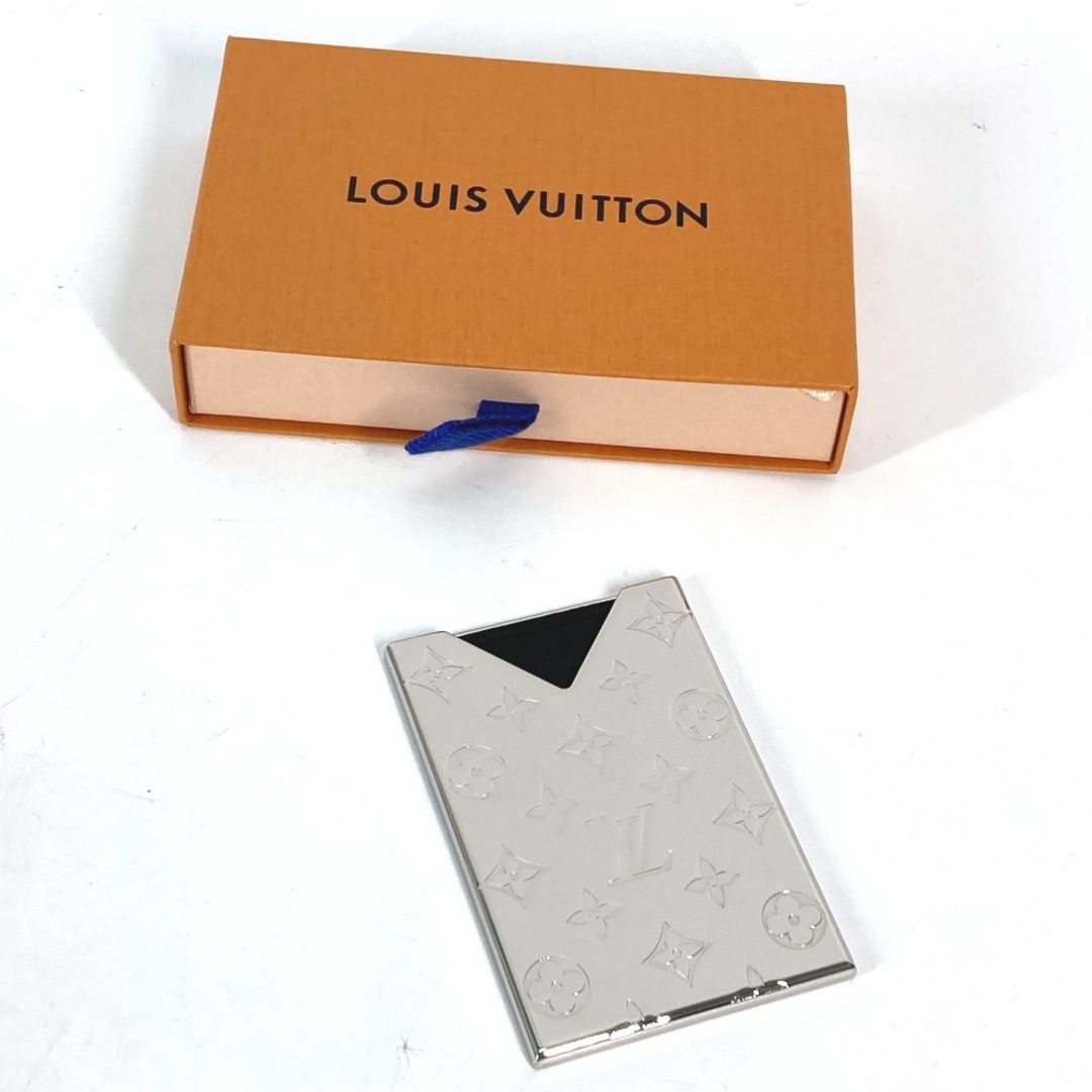 LOUIS VUITTON(ルイヴィトン)のルイヴィトン LOUIS VUITTON カードホルダー R96427  モノグラム メタル 名刺入れ パスケース カードケース メタル シルバー 未使用 メンズのファッション小物(名刺入れ/定期入れ)の商品写真