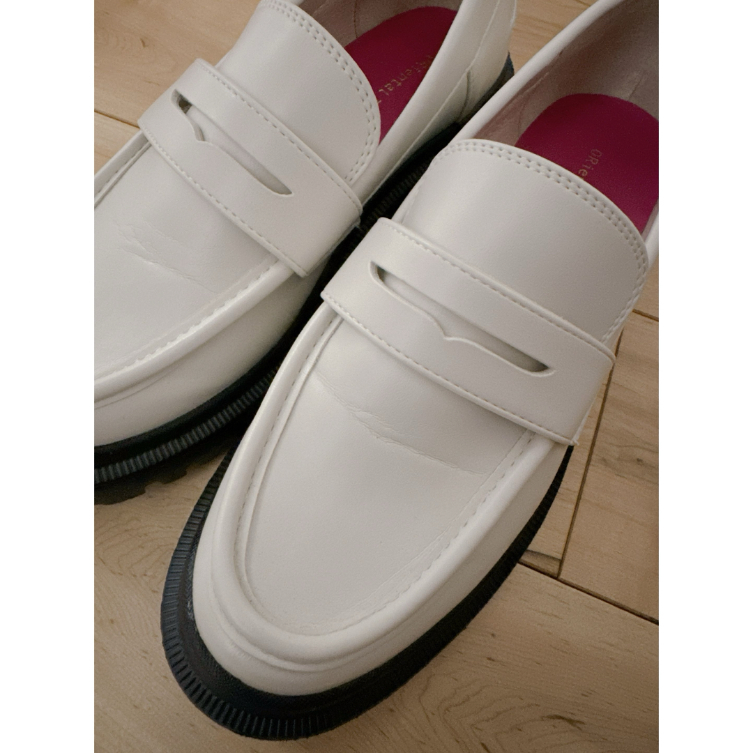 ORiental TRaffic(オリエンタルトラフィック)のORiental TRaffic ꕤ 厚底コインローファー レディースの靴/シューズ(ローファー/革靴)の商品写真