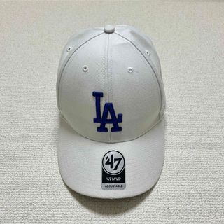 NEW ERA - ニューエラ　キャップ　ホワイト　白　帽子　青　ブルー　ドジャース　Dodgers