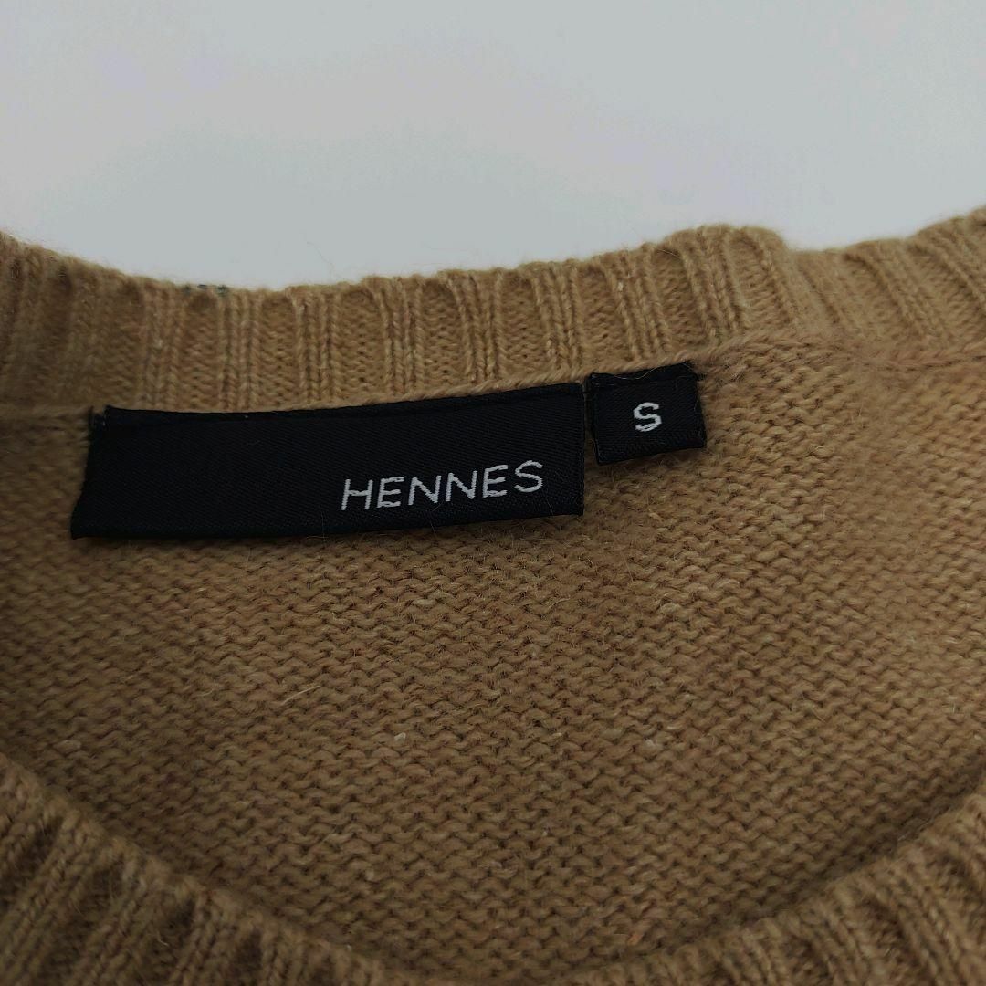 H&M(エイチアンドエム)の【H&M HENNES 】ニット　セーター　ロングスリーブ　長袖　ブラウン レディースのトップス(ニット/セーター)の商品写真