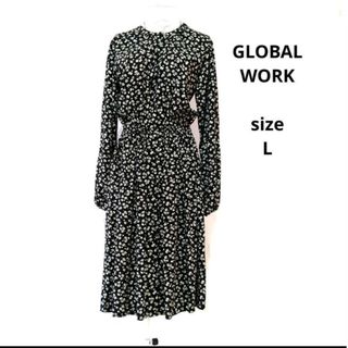 GLOBAL WORK - GLOBAL WORK　グローバルワーク　ロングワンピース　長袖ワンピース