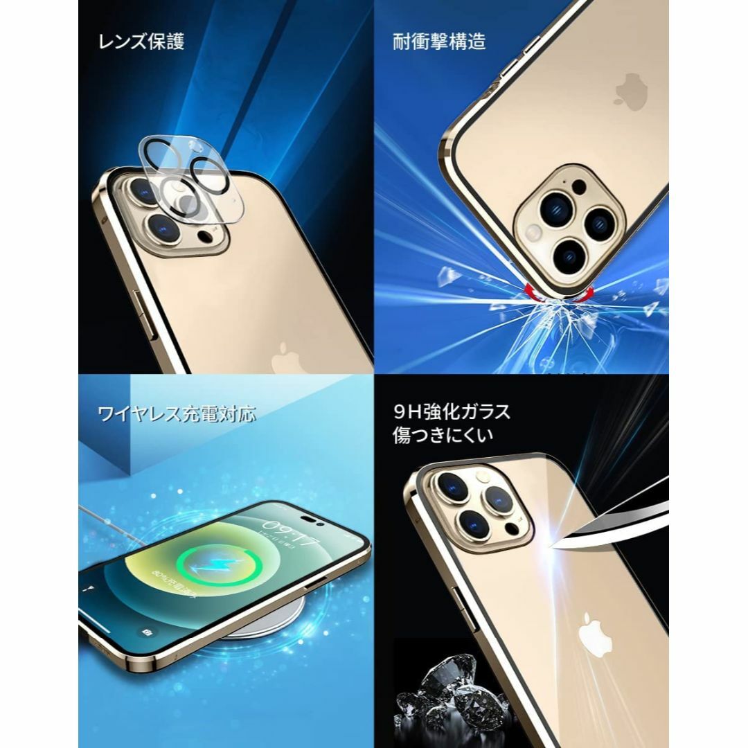 WEIYUN iPhone14 Pro Max 用ケース「レンズ保護フイルムを贈 スマホ/家電/カメラのスマホアクセサリー(その他)の商品写真