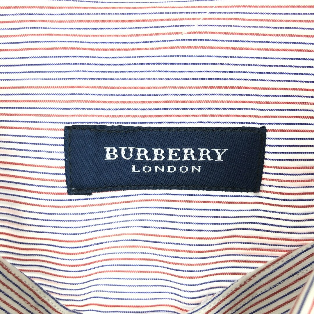 BURBERRY(バーバリー)の古着 バーバリー Burberry's LONDON  ワイドカラー 長袖 コットンストライプシャツ メンズXL /eaa442342 メンズのトップス(シャツ)の商品写真