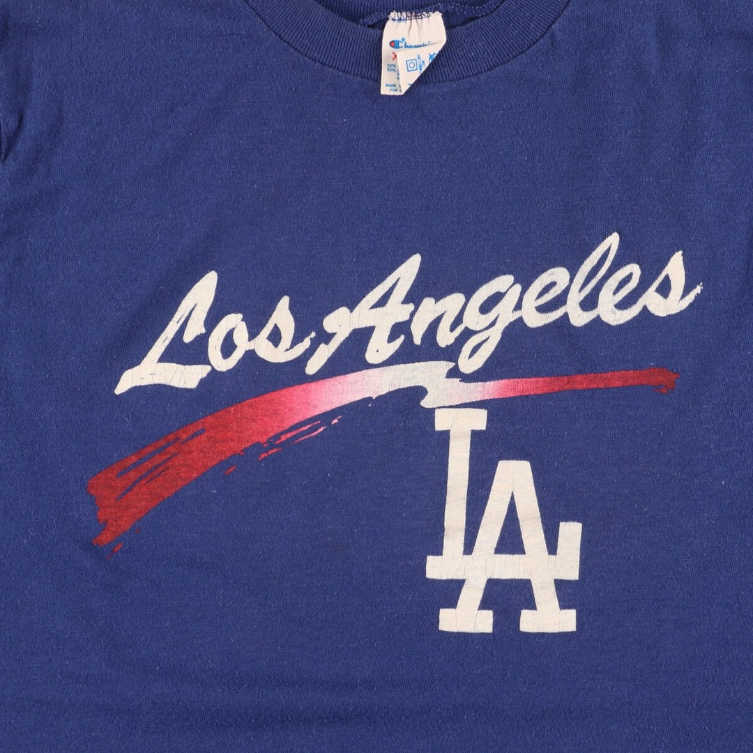 Champion(チャンピオン)の古着 80年代 チャンピオン Champion MLB LOS ANGELES ANGELS トリコタグノースリーブTシャツ USA製 メンズXL ヴィンテージ /eaa442276 メンズのトップス(Tシャツ/カットソー(半袖/袖なし))の商品写真