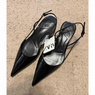 今季完売品　新品　ZARA ザラ　ミュール　ヒール