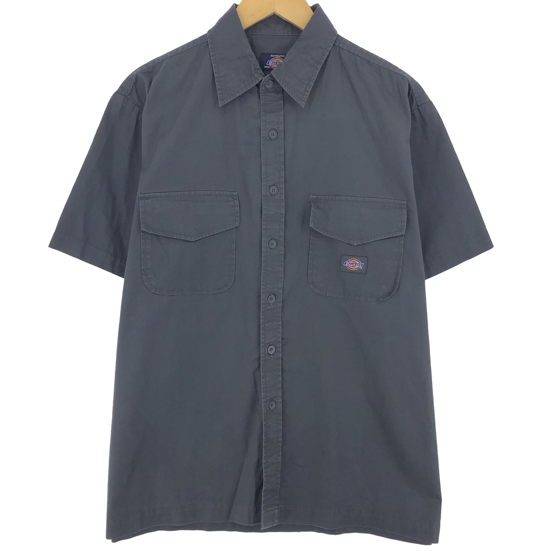 Dickies(ディッキーズ)の古着 ディッキーズ Dickies 半袖 ワークシャツ メンズL /eaa446532 メンズのトップス(シャツ)の商品写真