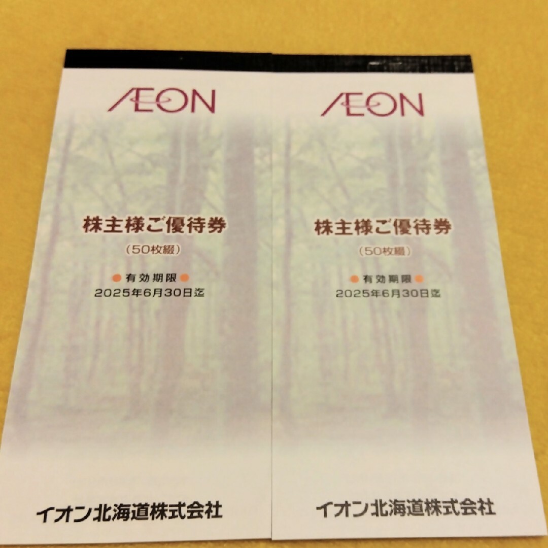 イオン北海道株主優待10000円分 チケットの優待券/割引券(ショッピング)の商品写真