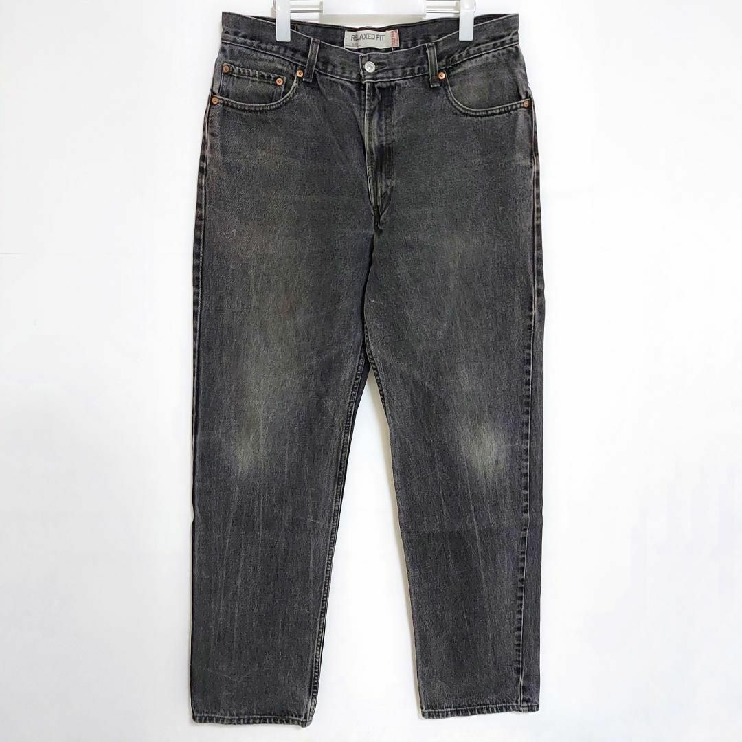 Levi's(リーバイス)のリーバイス550 Levis W36 ブラックデニムパンツ 黒 00s 9075 メンズのパンツ(デニム/ジーンズ)の商品写真