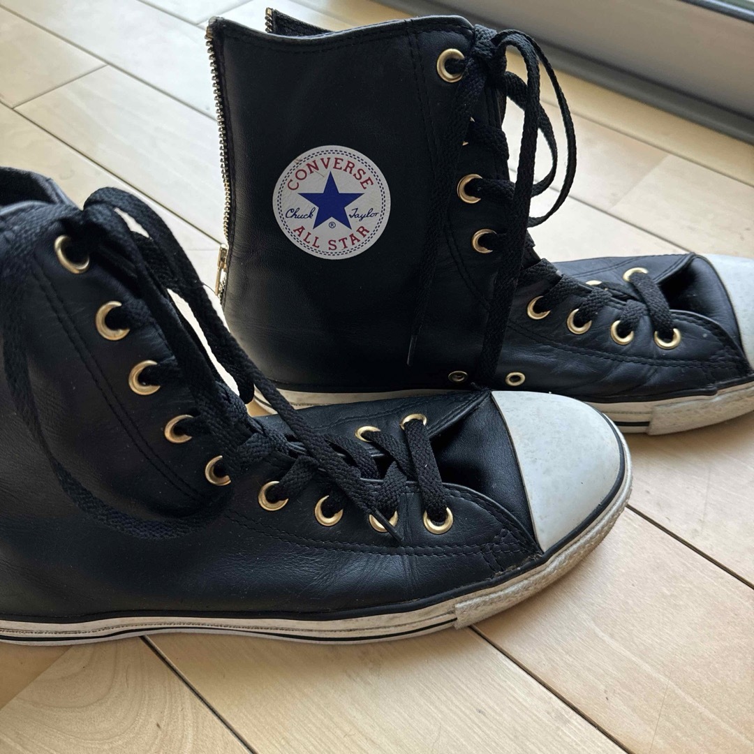 CONVERSE(コンバース)のコンバース　オールスター　レザー　ハイカット メンズの靴/シューズ(スニーカー)の商品写真