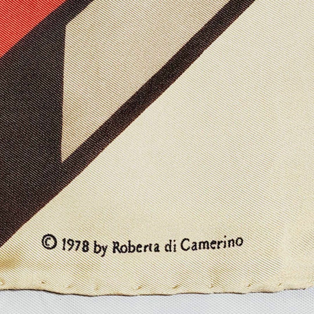 ROBERTA DI CAMERINO(ロベルタディカメリーノ)の★Roberta di Camerino★ スカーフ レトロ ベルト ベージュ レディースのファッション小物(バンダナ/スカーフ)の商品写真