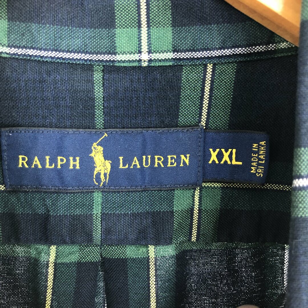 Ralph Lauren(ラルフローレン)の古着 ラルフローレン Ralph Lauren 長袖 ボタンダウンチェックシャツ メンズXXL /eaa446237 メンズのトップス(シャツ)の商品写真