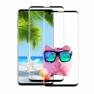 【数量限定】Galaxy S10 用 ガラスフィルム 指紋対応 強化ガラス 保護(その他)