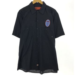 ディッキーズ(Dickies)の古着 ディッキーズ Dickies 半袖 ワークシャツ メンズL /eaa446533(シャツ)