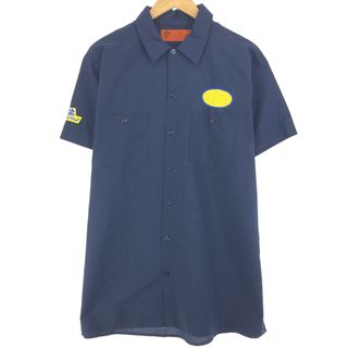 ディッキーズ(Dickies)の古着 80年代 ディッキーズ Dickies 半袖 ワークシャツ メンズXL ヴィンテージ /eaa446535(シャツ)