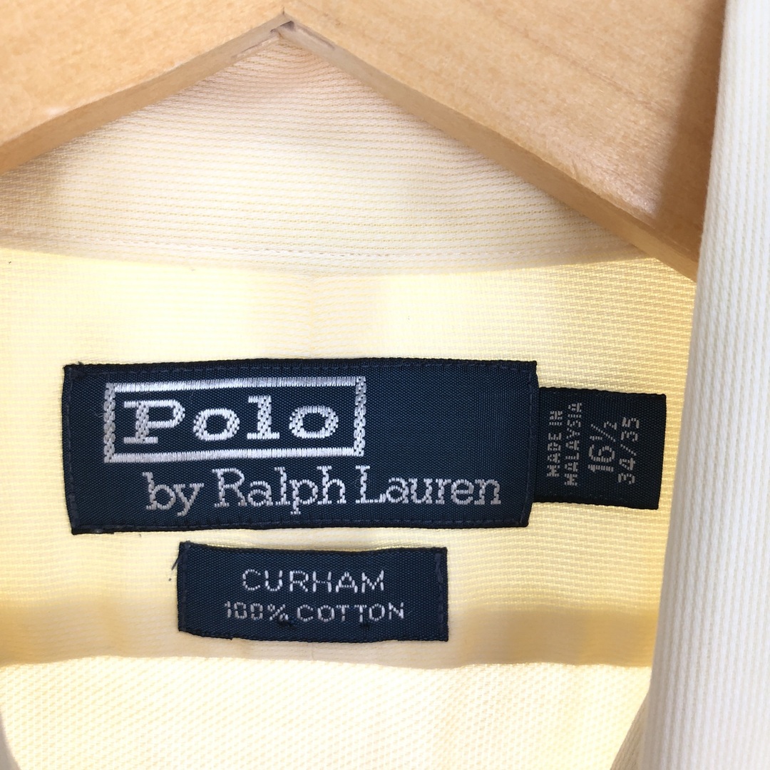 Ralph Lauren(ラルフローレン)の古着 ラルフローレン Ralph Lauren POLO by Ralph Lauren CURHAM 長袖 コットンシャツ メンズL /eaa446720 メンズのトップス(シャツ)の商品写真