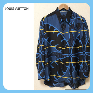 LOUIS VUITTON - 【お買い得！XL】LVシルクシャツ　チャップマンブラザーズ ジラフプリント