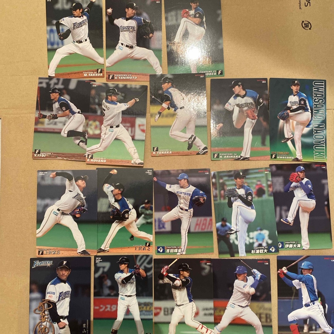 プロ野球チップスカード　北海道日本ハムファイターズ エンタメ/ホビーのトレーディングカード(シングルカード)の商品写真