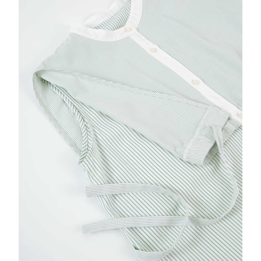 titivate(ティティベイト)のtitivate ꕤ ストライプノースリーブシャツ レディースのトップス(シャツ/ブラウス(半袖/袖なし))の商品写真
