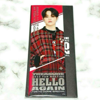 トレジャー(TREASURE)のtreasure ジフン Hello AGAIN ファンミ  チケットカード(K-POP/アジア)