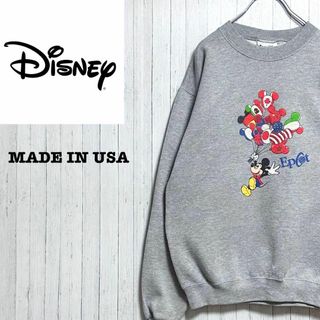 ディズニー(Disney)のディズニー　USA製　ヴィンテージ　スウェット　ミッキー　キッズ　L 14-16(その他)