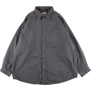 カーハート(carhartt)の古着 ビッグサイズ カーハート Carhartt 長袖 ダックワークシャツ メンズXXXL /eaa444171(シャツ)