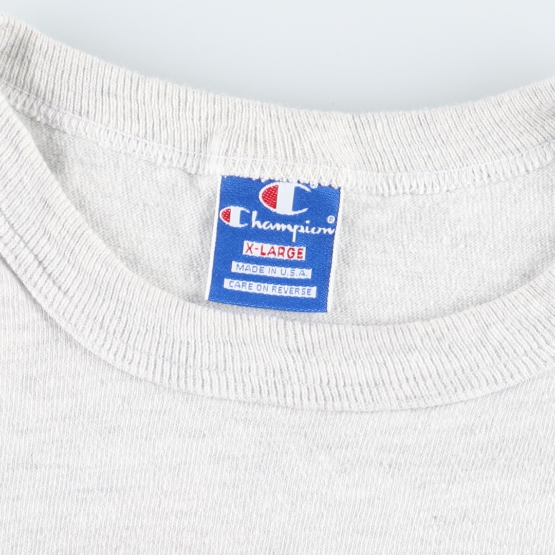 Champion(チャンピオン)の古着 90年代 チャンピオン Champion HARVARD UNIVERSITY ハーバード大学 カレッジTシャツ USA製 メンズXL ヴィンテージ /eaa444511 メンズのトップス(Tシャツ/カットソー(半袖/袖なし))の商品写真